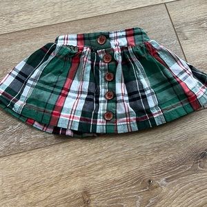 Plaid Skort